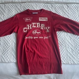 Cherry LA long sleeve red t shirt